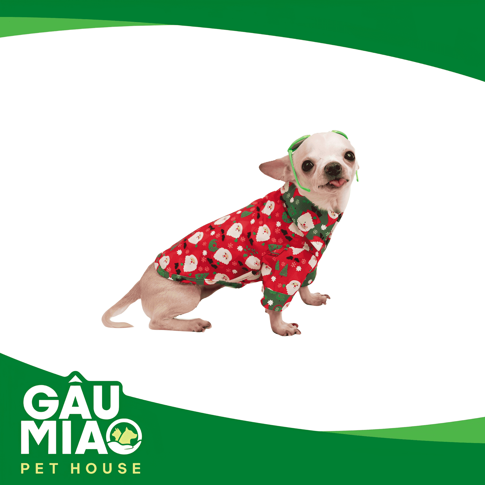 YuDog Áo sơ mi Noel - Đỏ