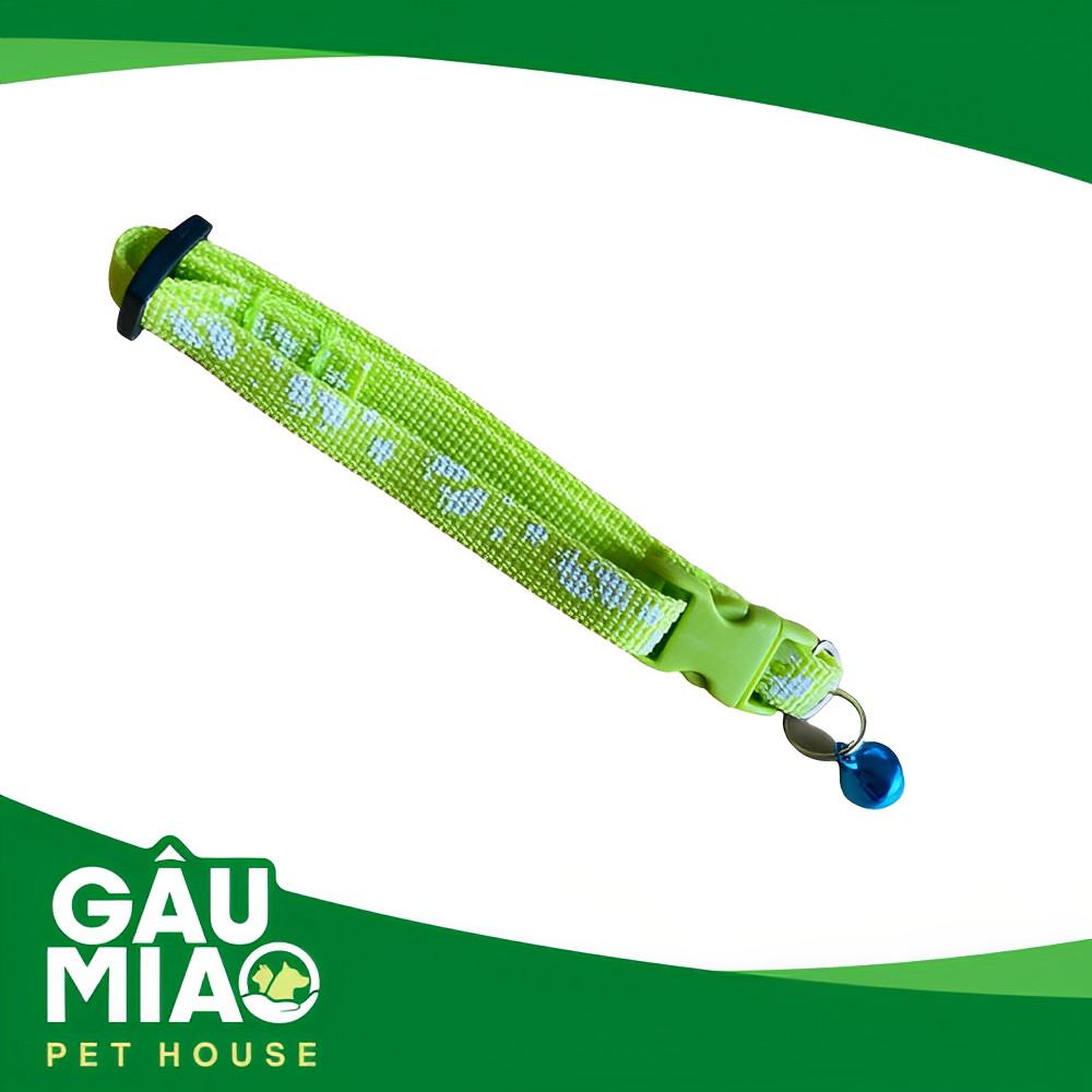 Vòng cổ dù in Bàn chân-Ngôi sao TD 1.0cm