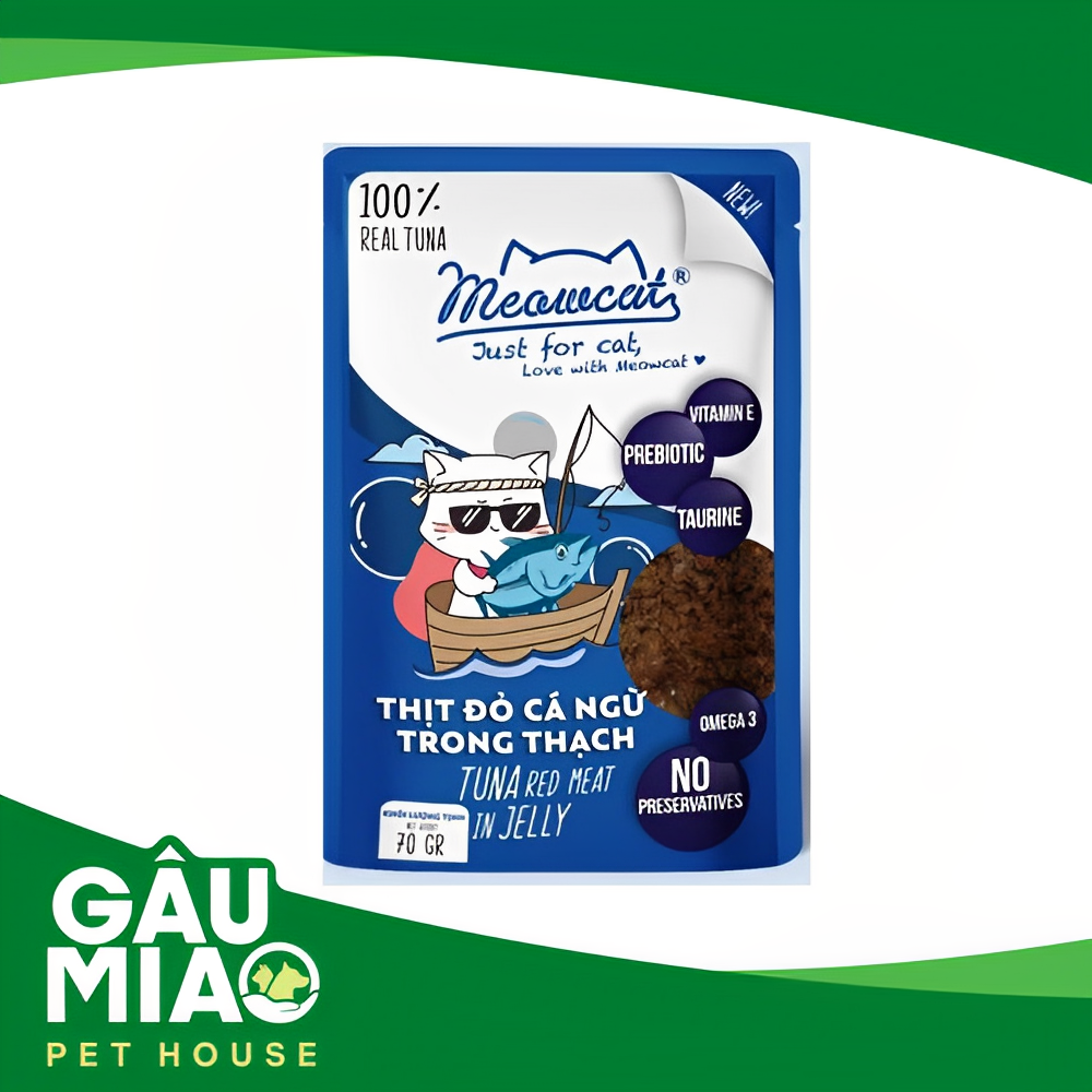 Meowcat Pate cho mèo >3 tháng tuổi gói 70g