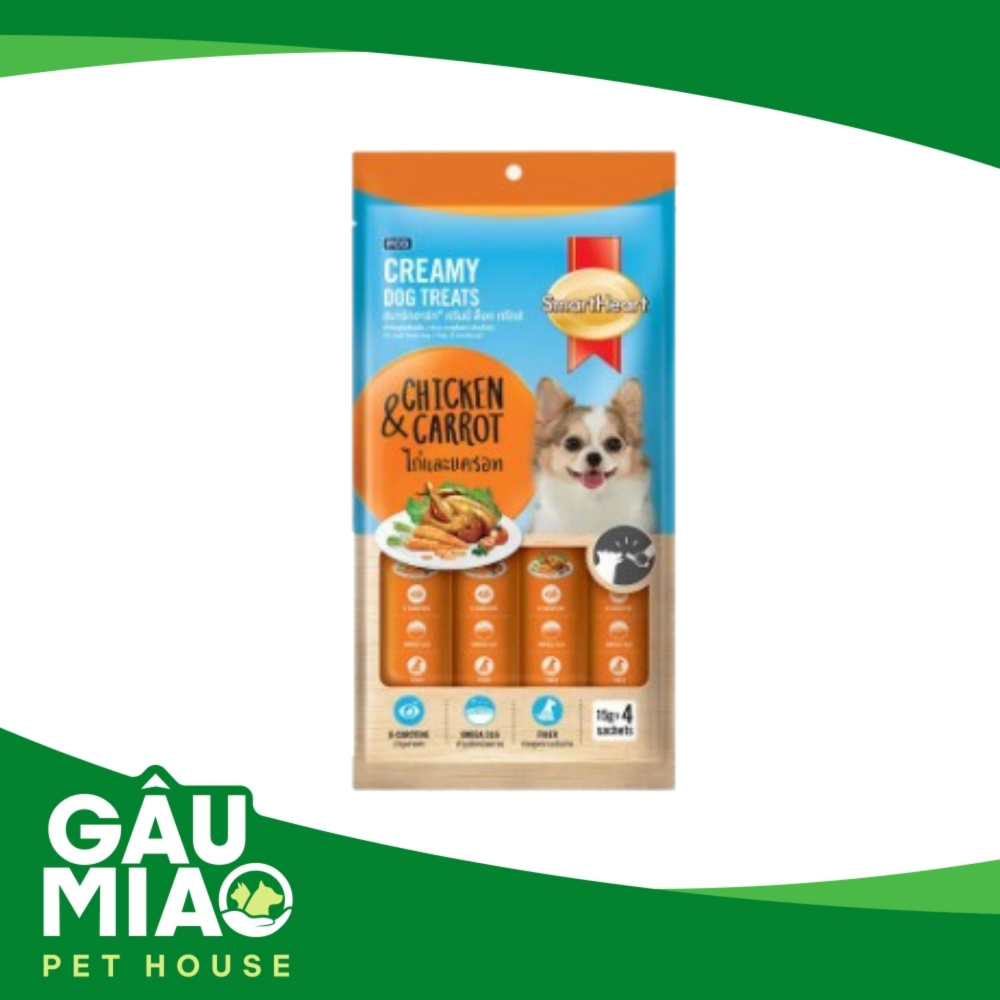 SmartHeart Creamy Dog  (15gx4pcs)