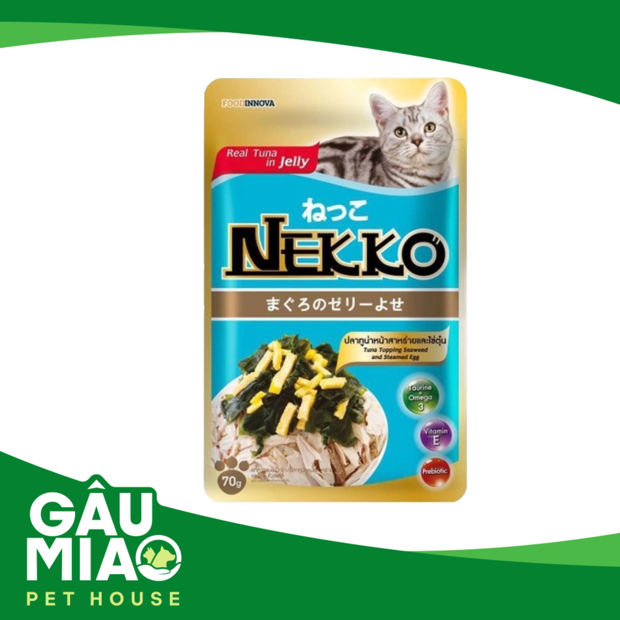Nekko Pate cho mèo gói 70g