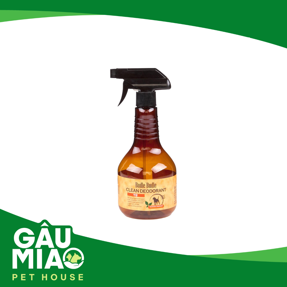 Budle’Budle Clean Deodorant-Xịt khử mùi dưỡng lông 530ml