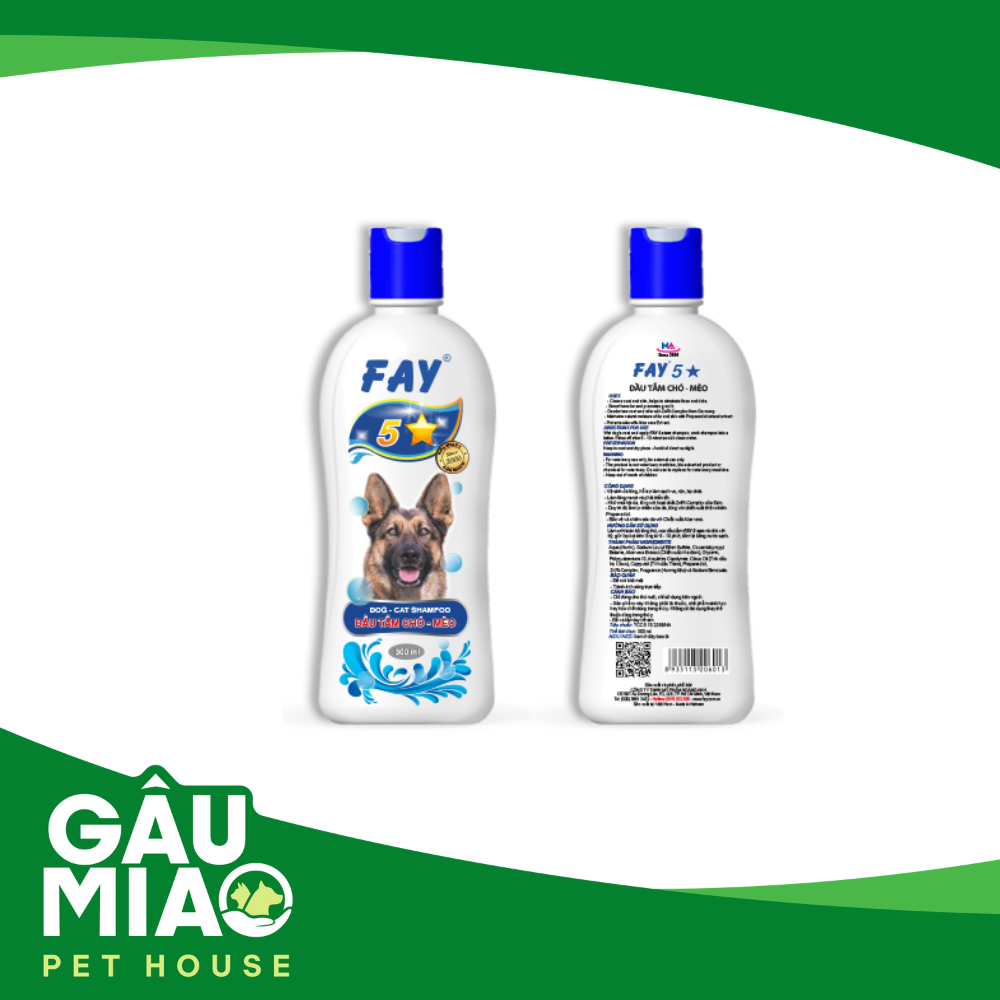 Dầu tắm trị ve Fay 5 sao