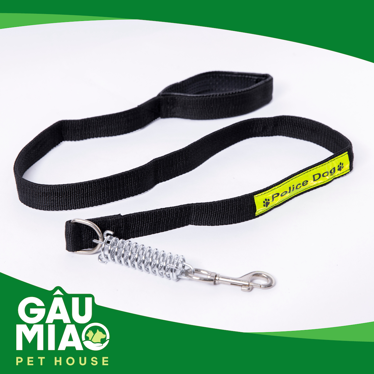 Dây dắt Police HK lò xo rời