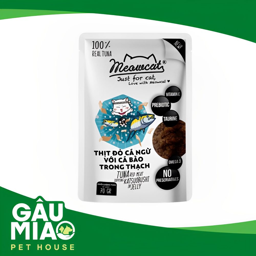 Meowcat Pate cho mèo >3 tháng tuổi gói 70g