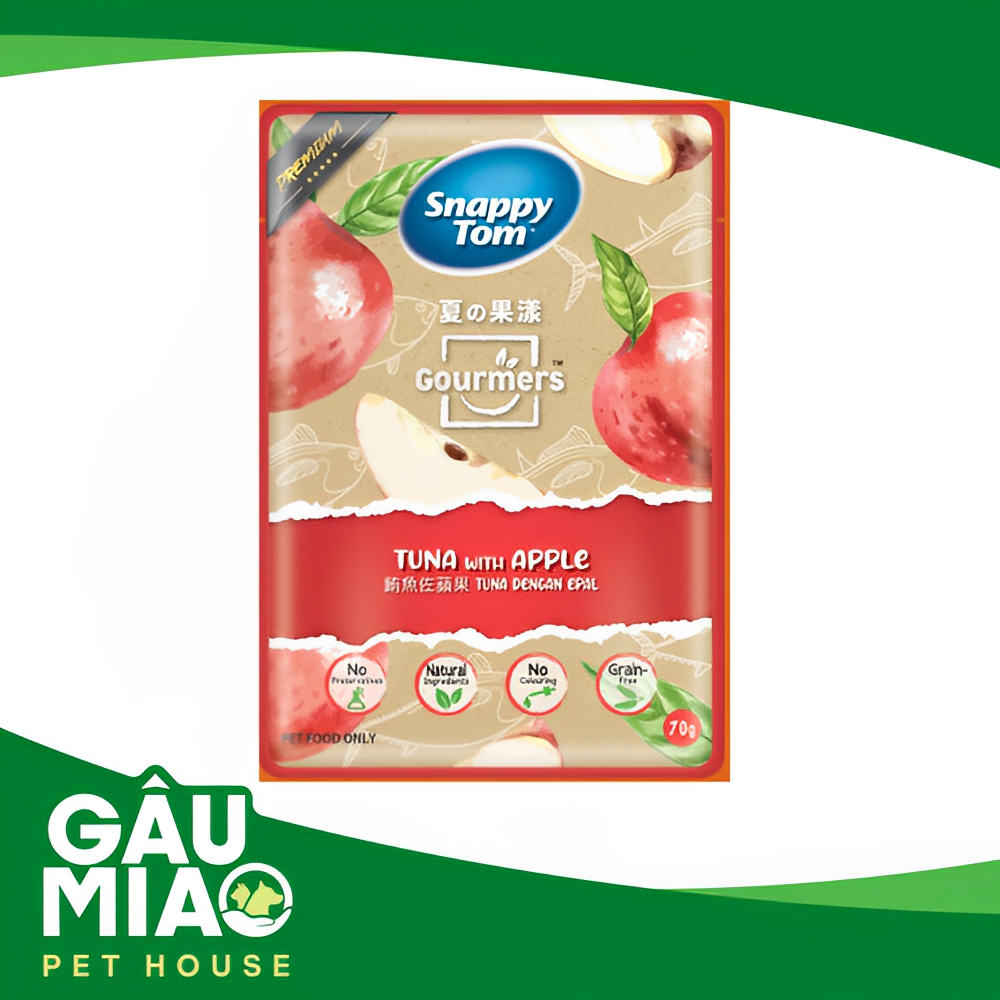 Snappy Tom Gourmers-Pate cho mèo từ 4 tháng tuổi-Gói 70g