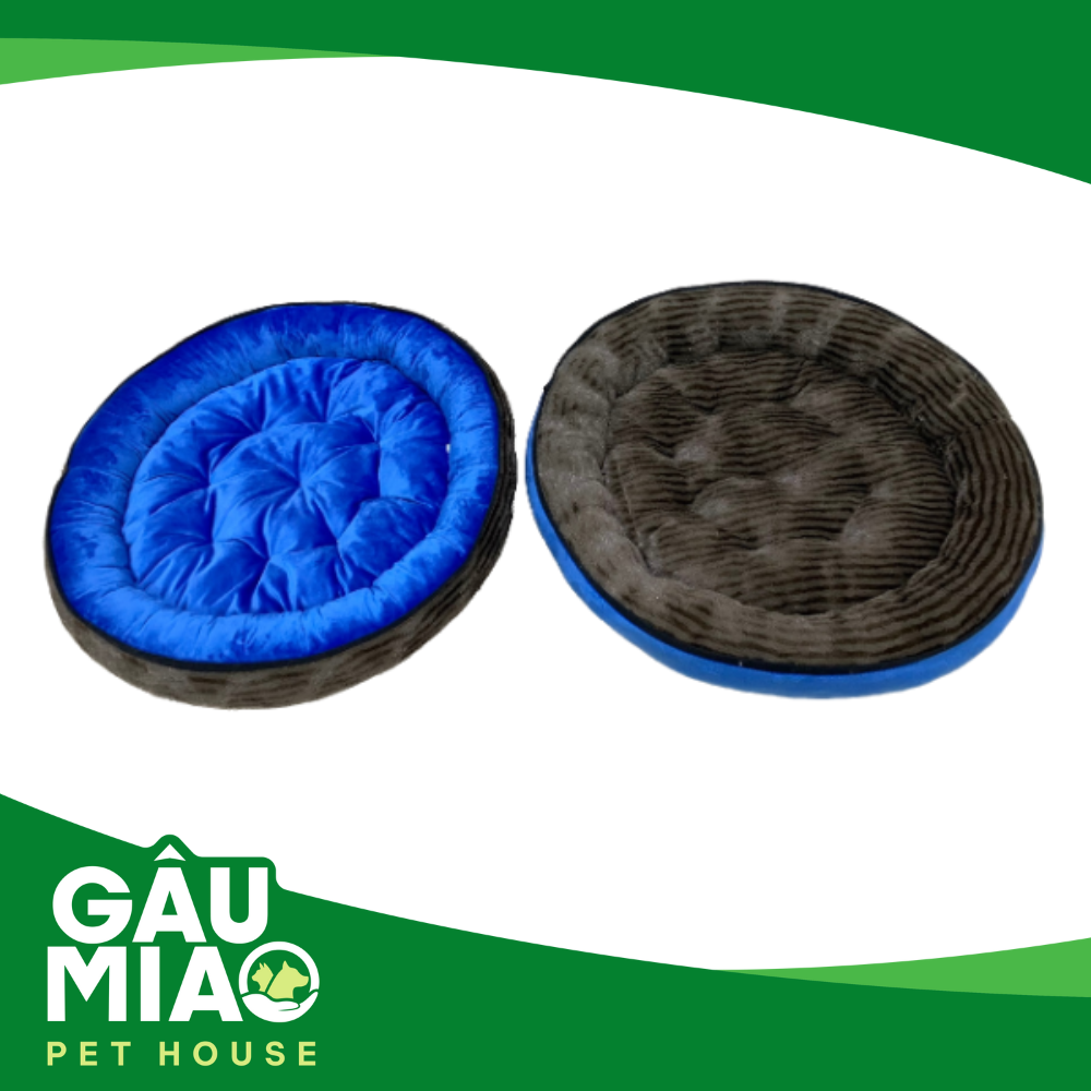 Nệm tròn lông-nhung 2 mặt 60cm