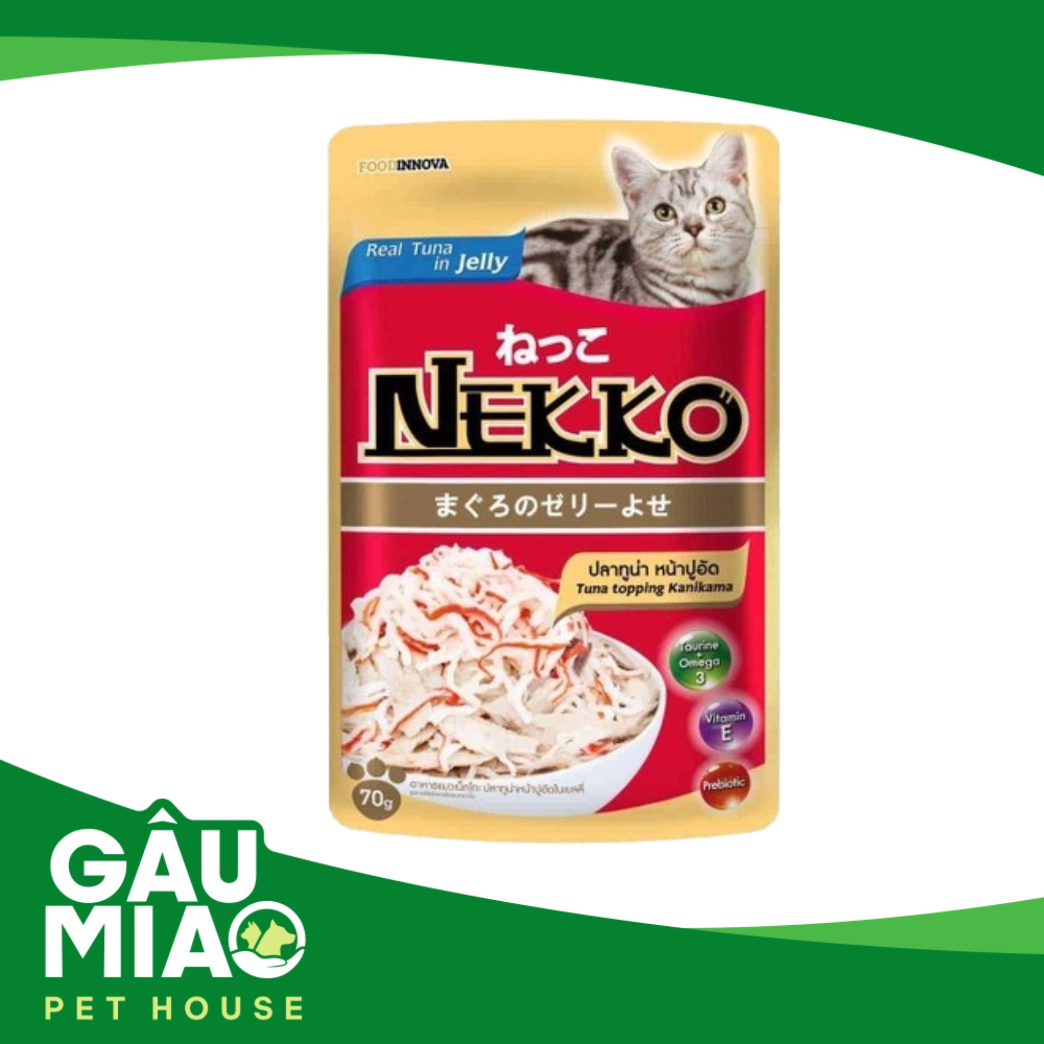 Nekko Pate cho mèo gói 70g