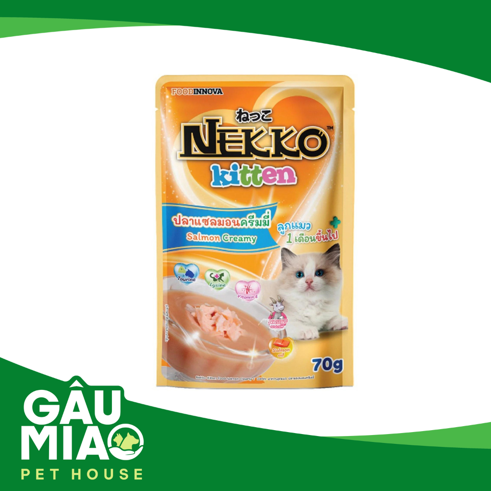 Nekko Pate cho mèo con gói 70g