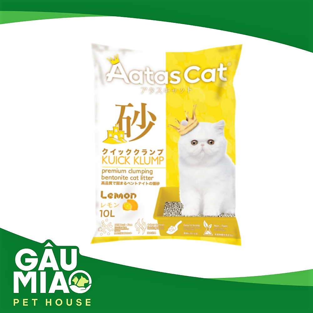 Cát vệ sinh cho mèo Aatas Cat 10L