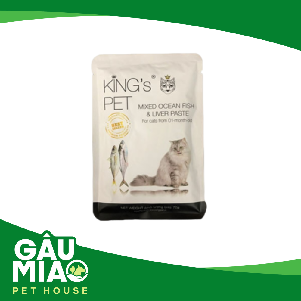 Pate King's Pet cho mèo gói 70g