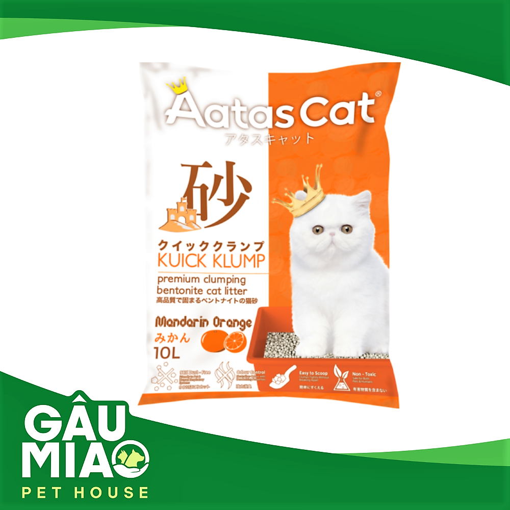 Cát vệ sinh cho mèo Aatas Cat 10L
