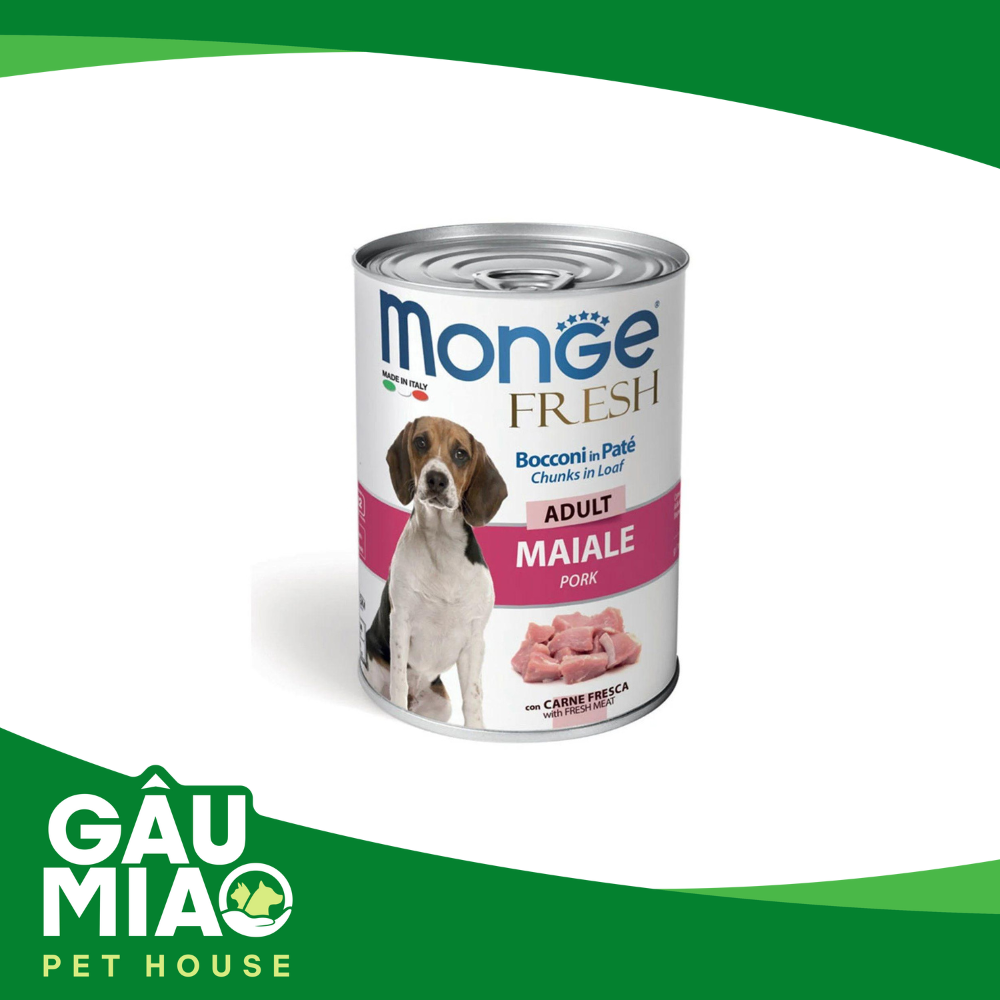 Monge Fresh Pate cho chó trưởng thành 400g