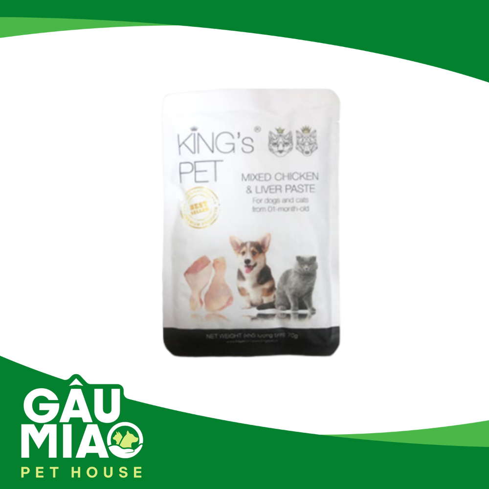 Pate King's Pet cho mèo gói 70g