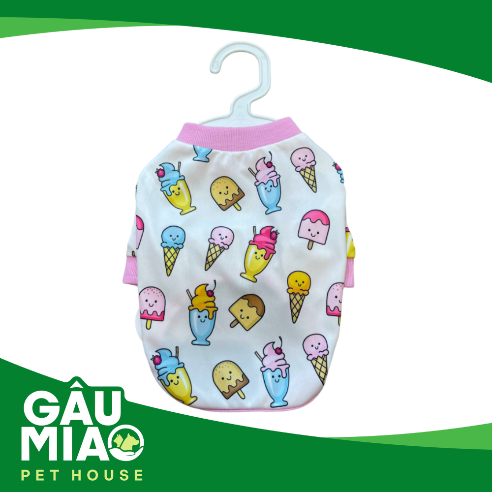 Áo có tay poly-Cây kem