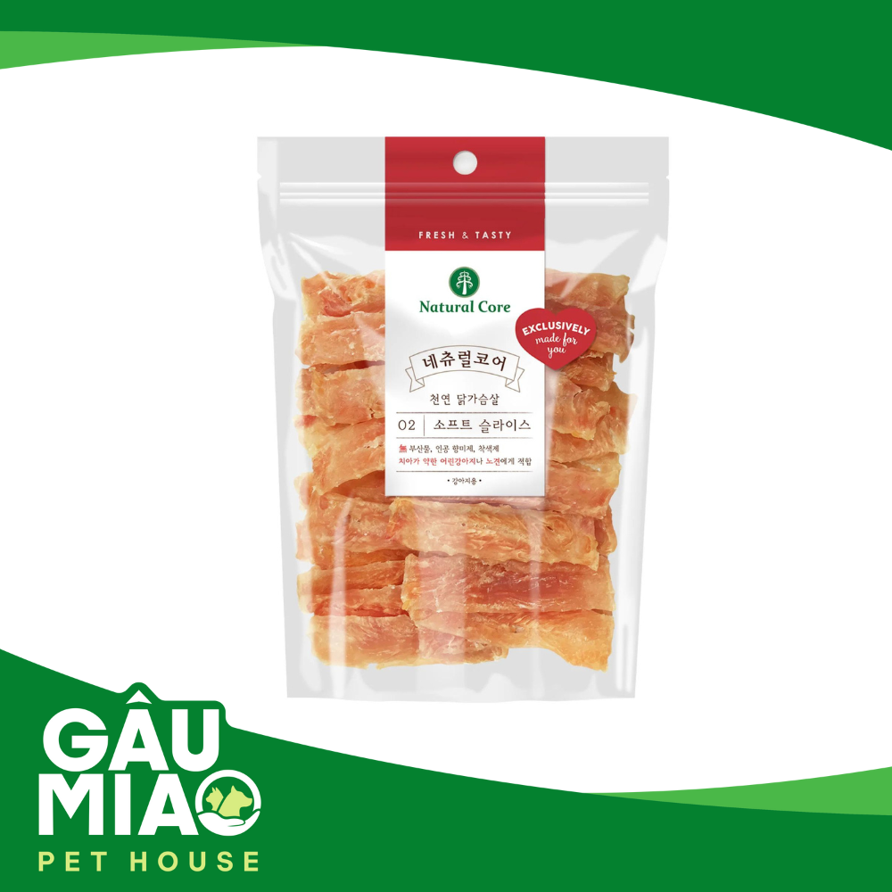 Natural Core Thịt sấy mềm cho chó 180