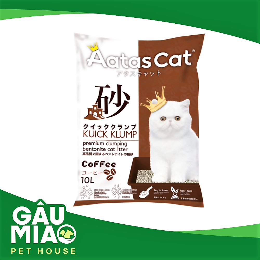 Cát vệ sinh cho mèo Aatas Cat 10L