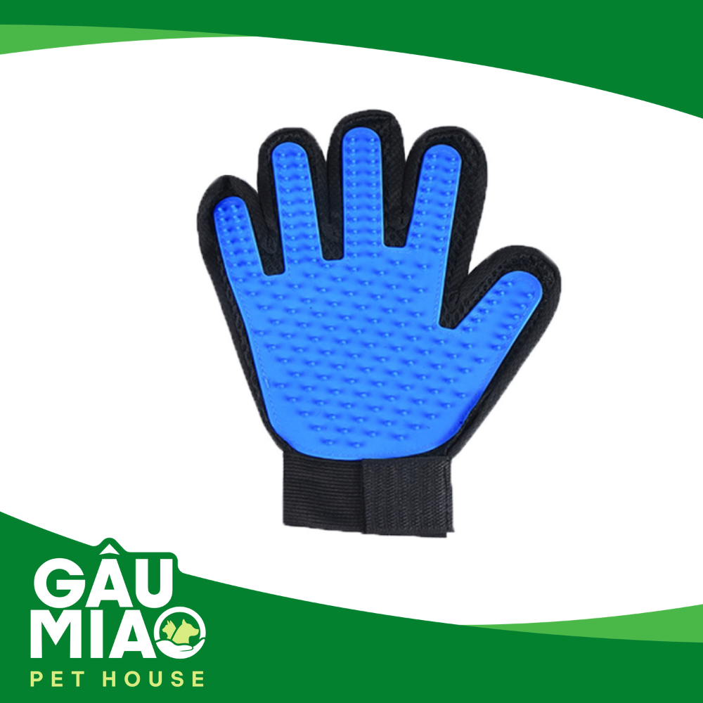 Găng tay tắm, chải lông rụng