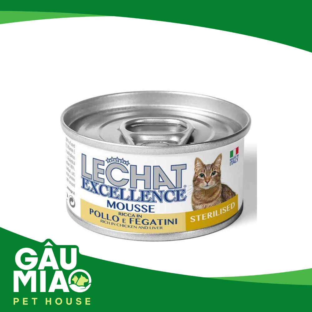 Lechat-Pate cho mèo triệt sản 85g