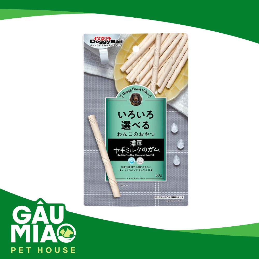 DoggyMan - Que gặm hương sữa dê 60g