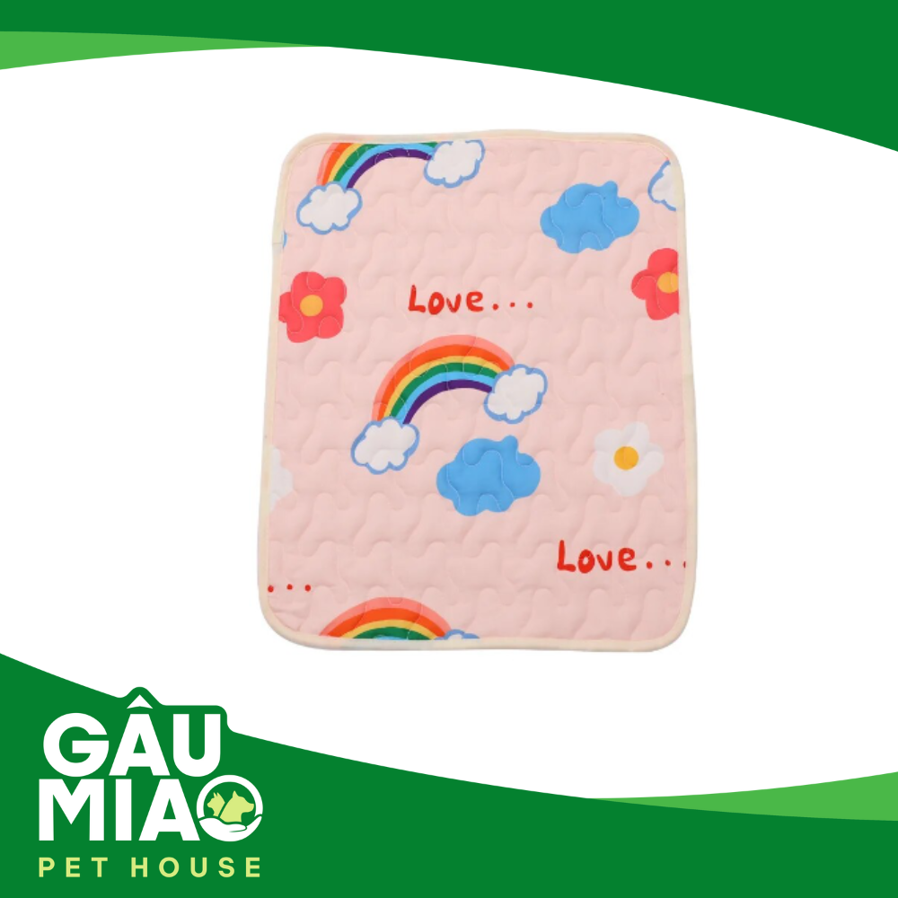 Thảm nằm 4 mùa họa tiết dễ thương