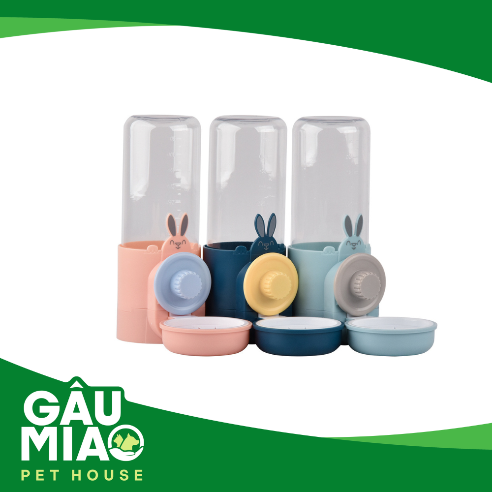Bình nước treo chuồng mặt thỏ- 500ml
