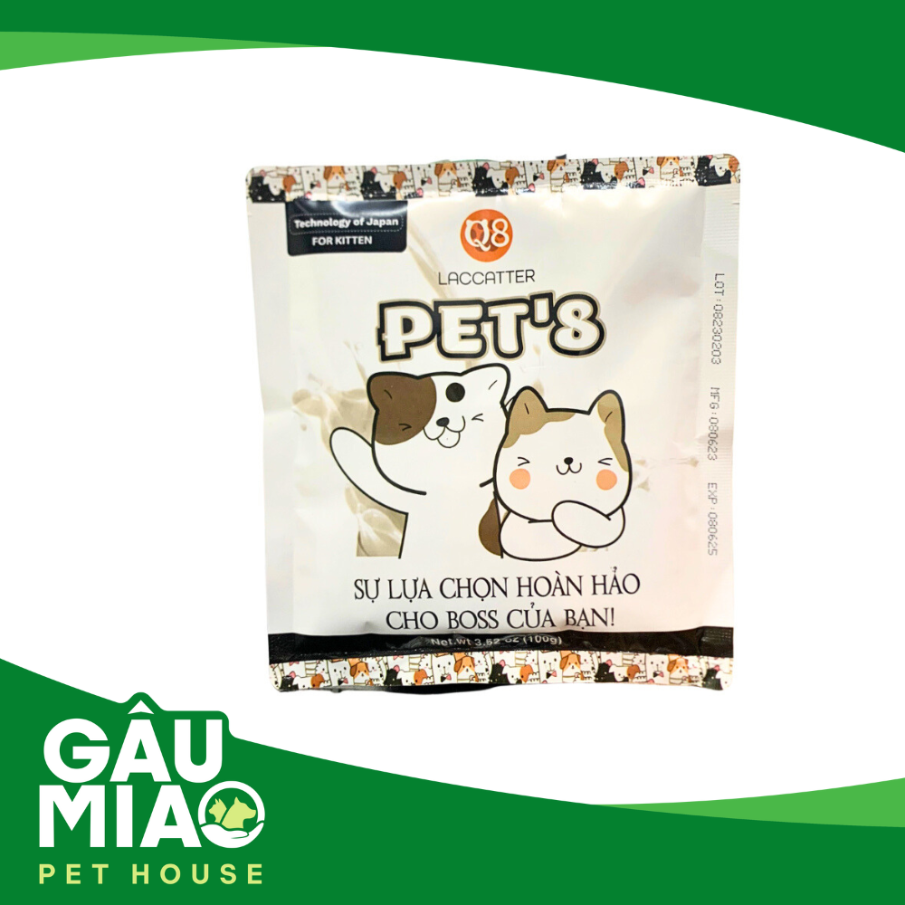 Sữa Pet’8 cho mèo 100g