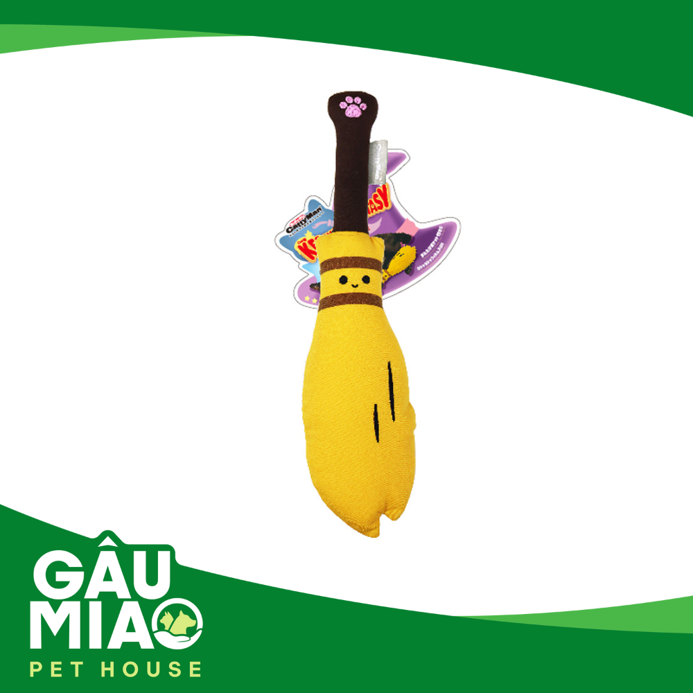 CattyMan-Gối ôm hình cây chổi cho mèo