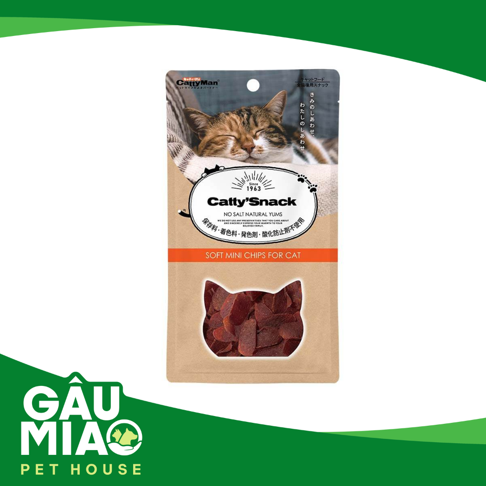 CattyMan-Chip cá ngừ cho mèo 30g