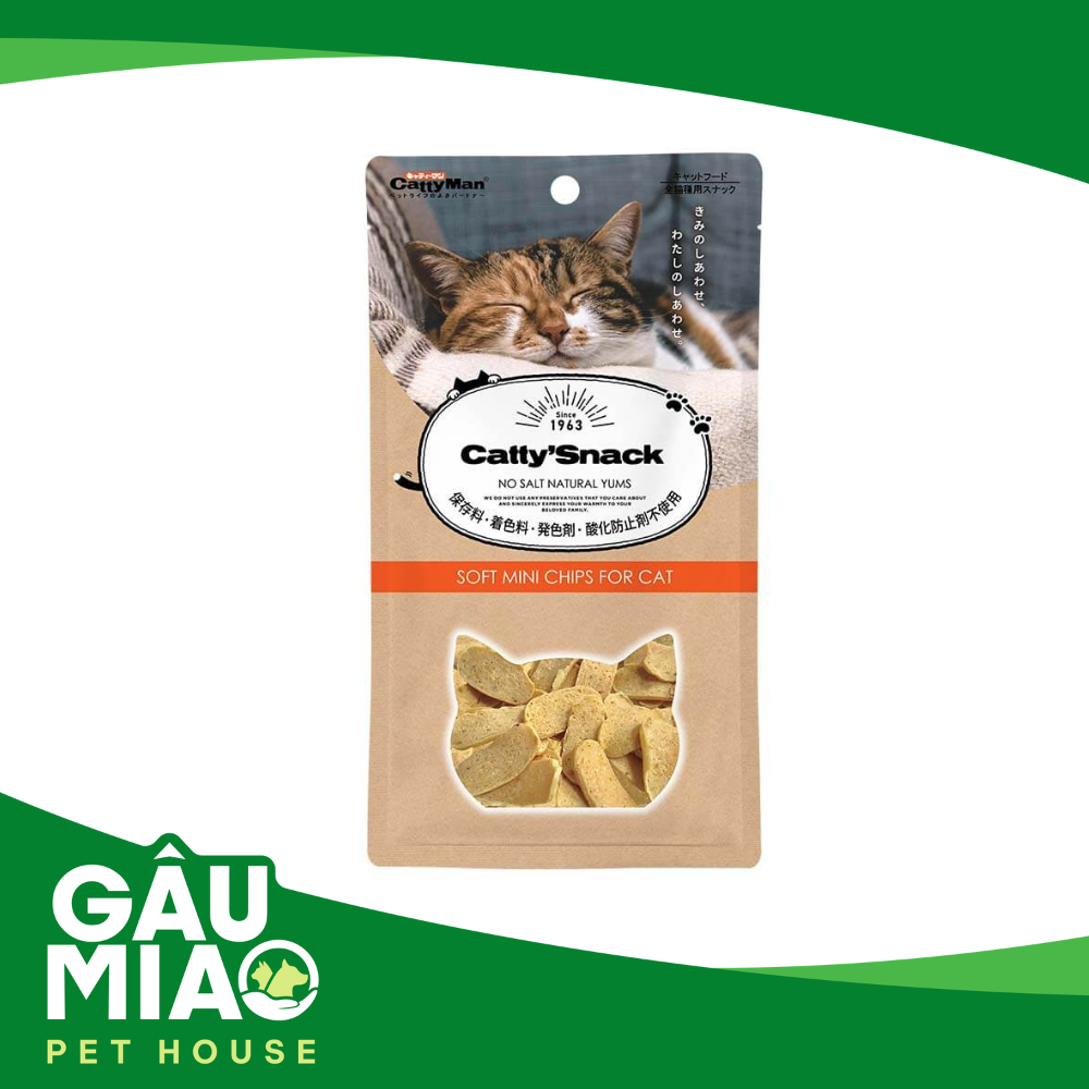 CattyMan-Chip gà mềm cho mèo 30g