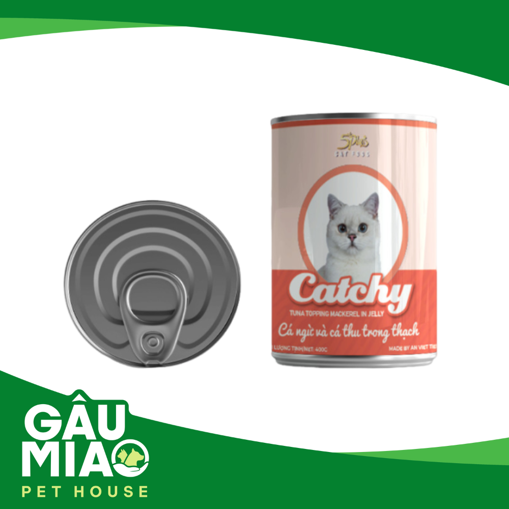 5Plus Catchy pate cho mèo trưởng thành 400g