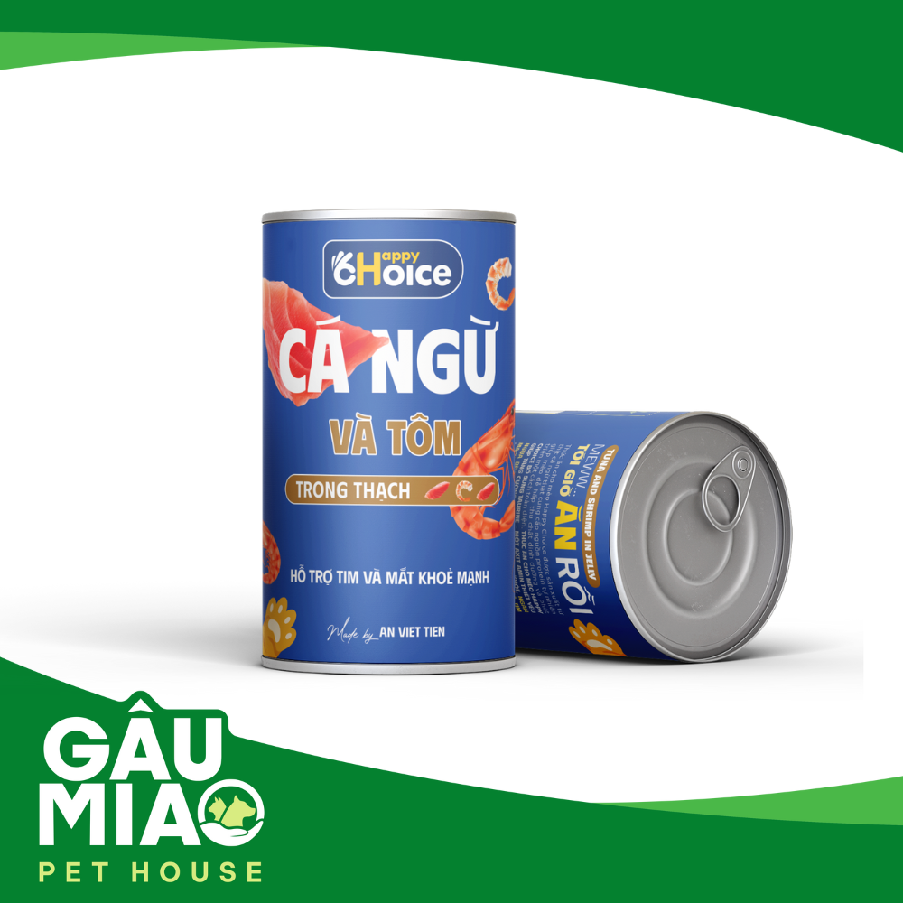 Thức ăn ướt cho mèo - Happy Choice 400g