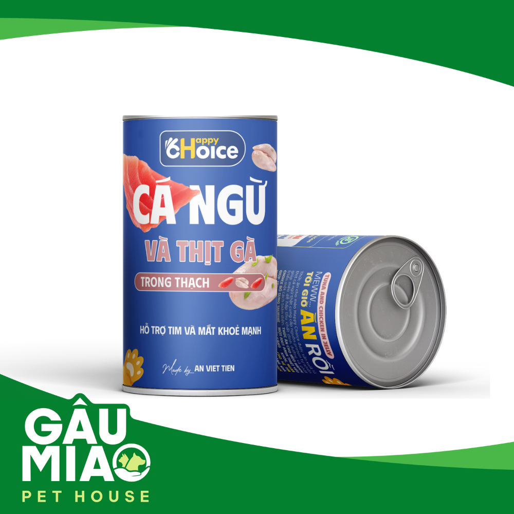 Thức ăn ướt cho mèo - Happy Choice 400g