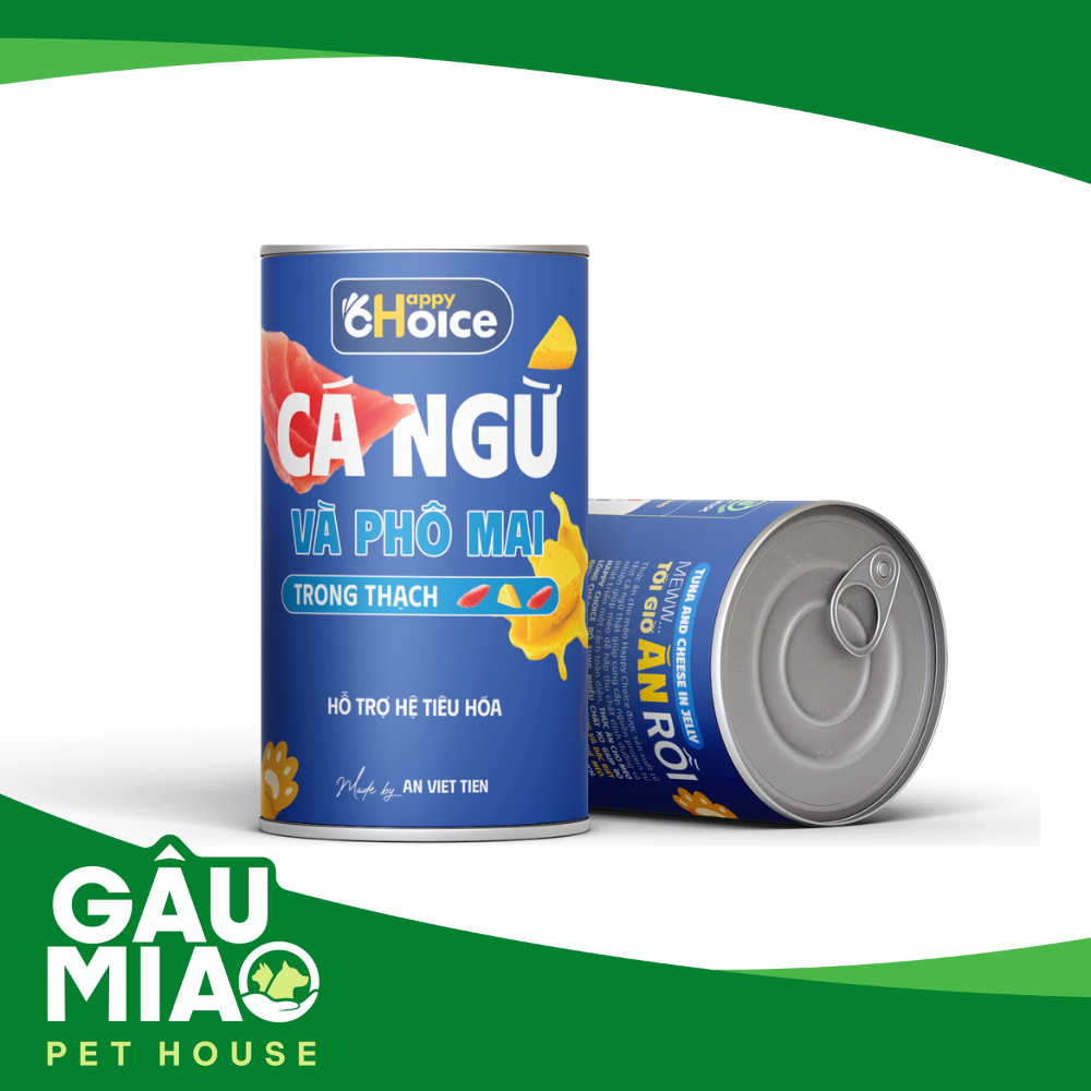 Thức ăn ướt cho mèo - Happy Choice 400g