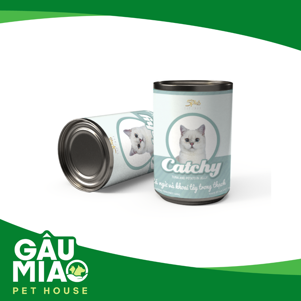 5Plus Catchy pate cho mèo trưởng thành 400g