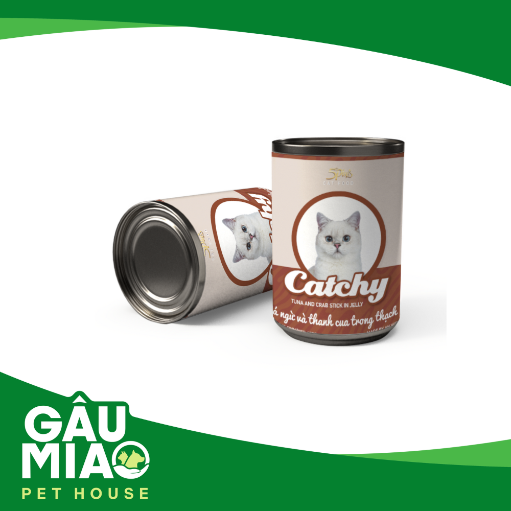 5Plus Catchy pate cho mèo trưởng thành 400g