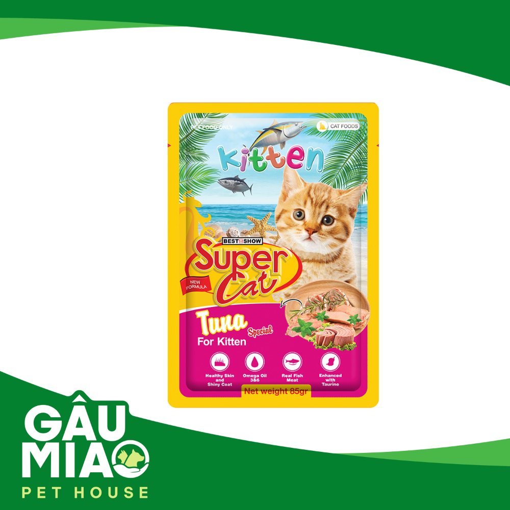 Super Cat - Pate cho mèo con 85g