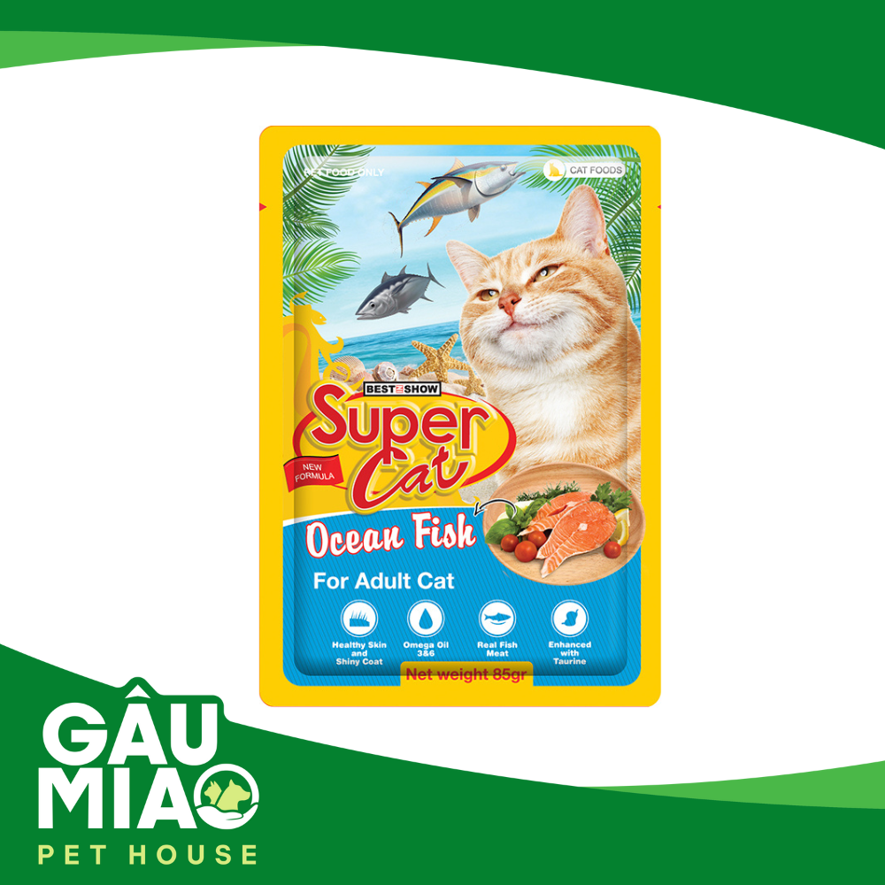 Super Cat - Pate cho mèo trưởng thành 85g