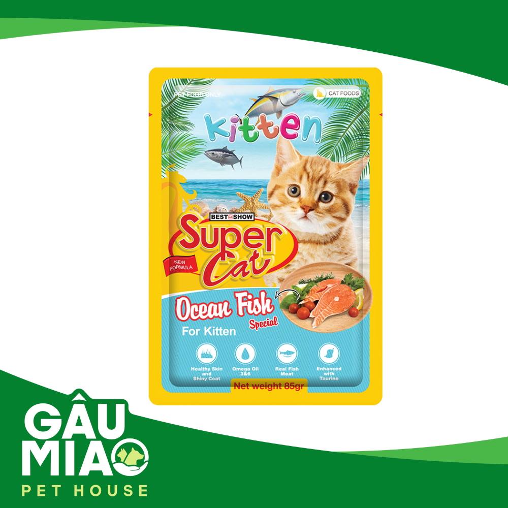 Super Cat - Pate cho mèo con 85g