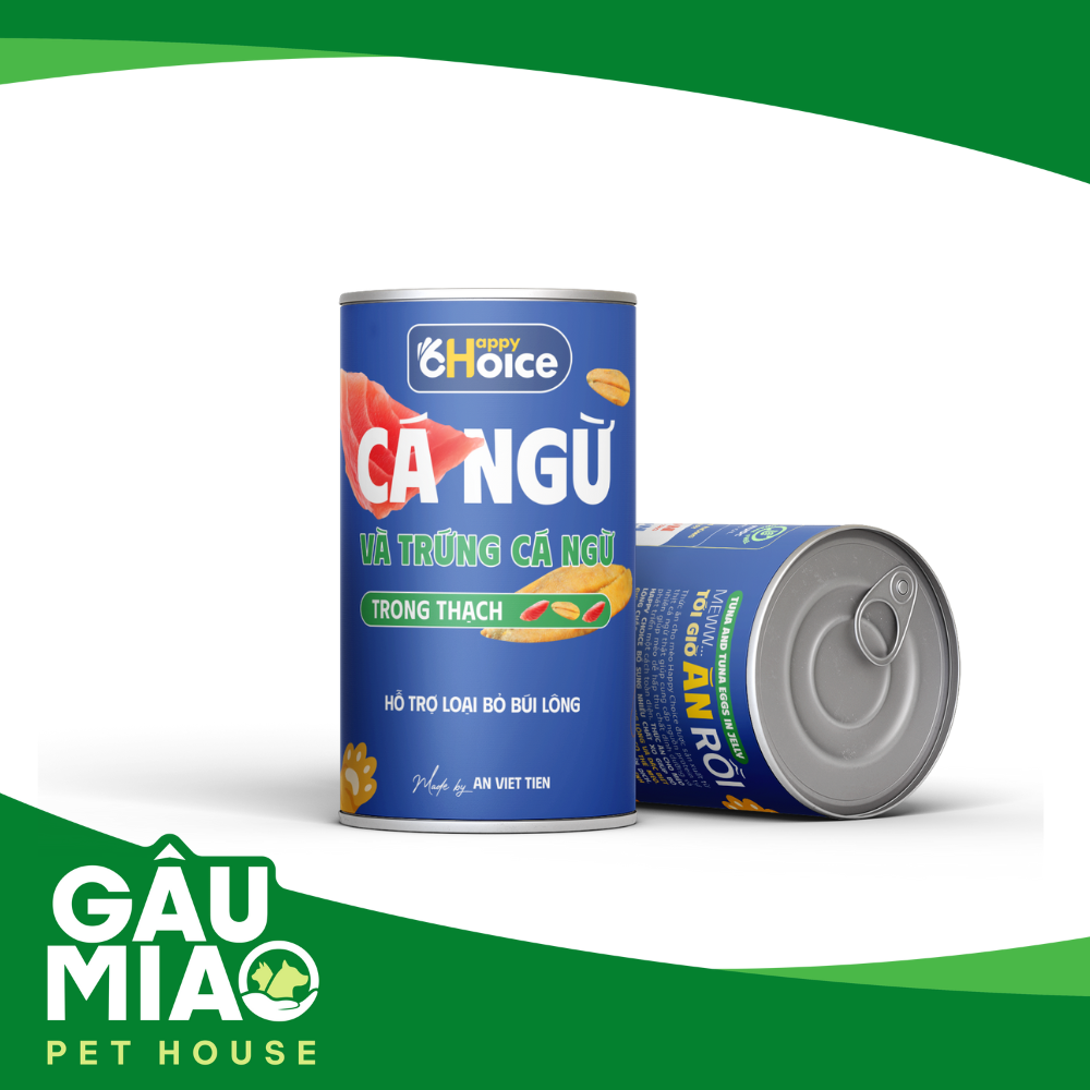 Thức ăn ướt cho mèo - Happy Choice 400g