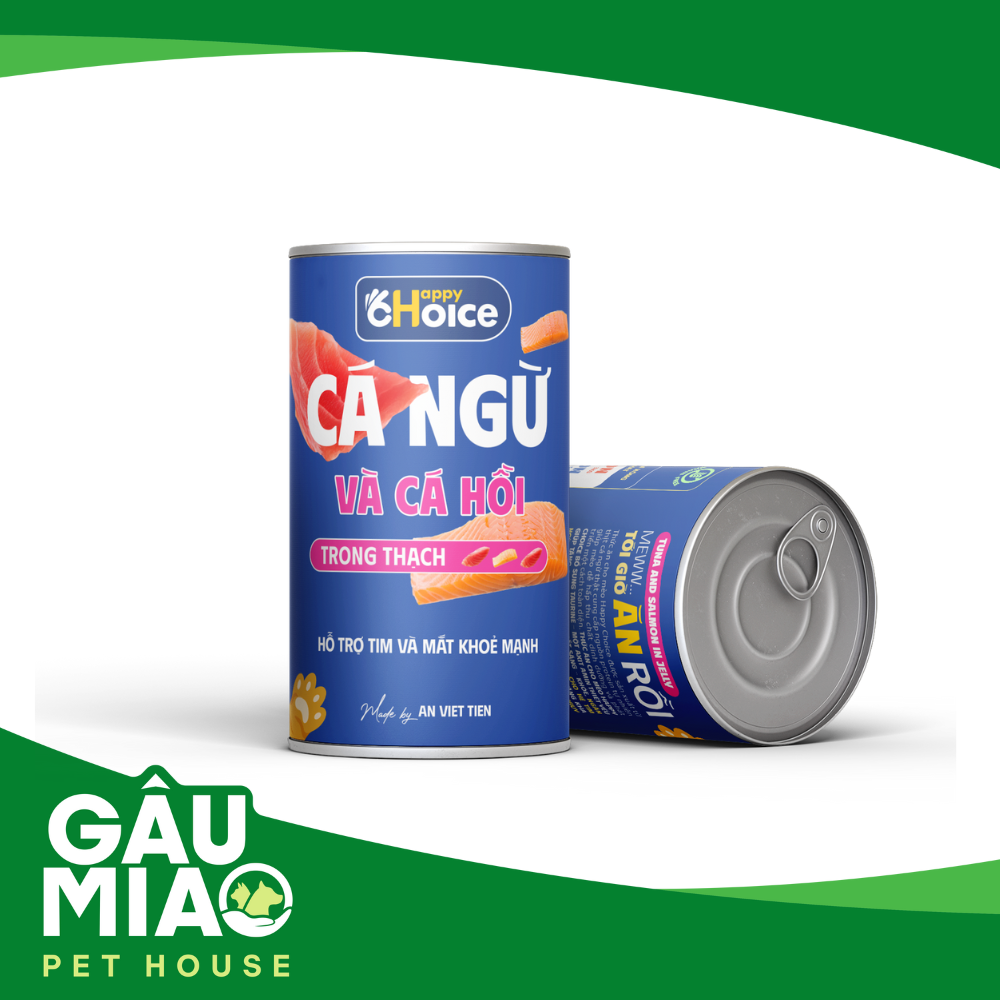 Thức ăn ướt cho mèo - Happy Choice 400g