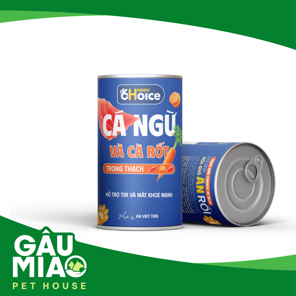 Thức ăn ướt cho mèo - Happy Choice 400g