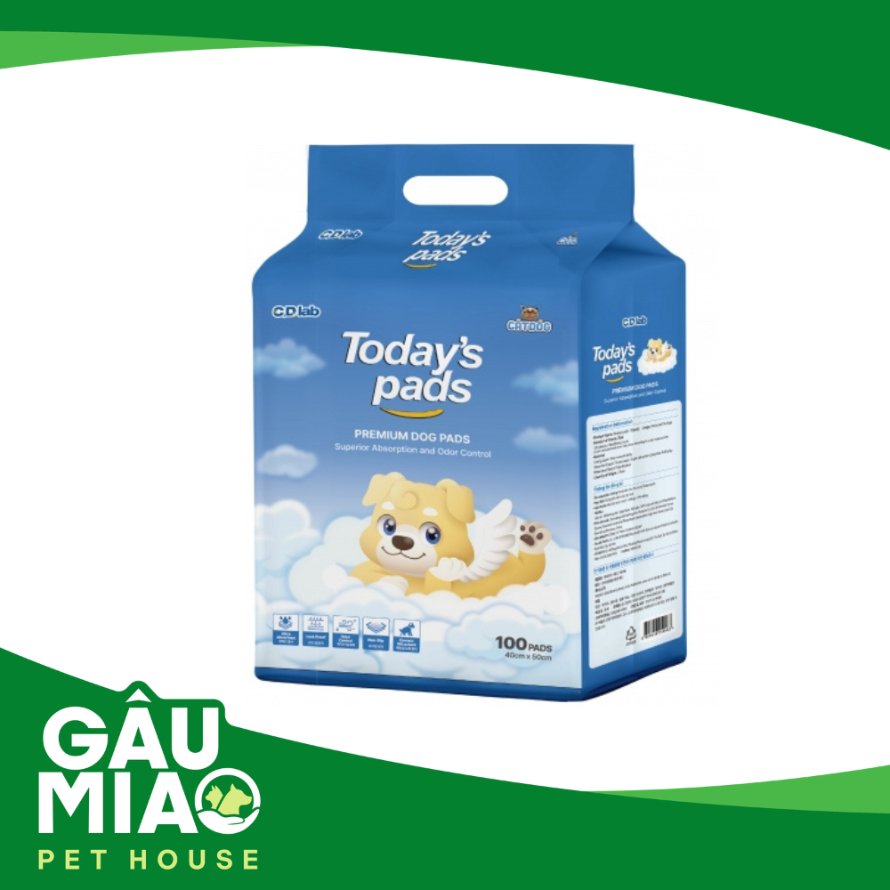 Today’s pads - Tã lót cho chó 100 miếng (40x50cm)