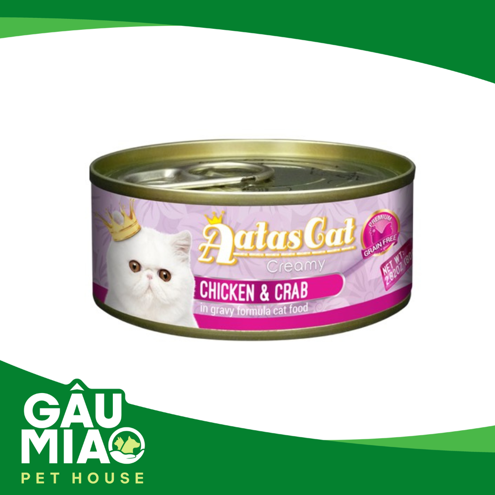 Aatas Cat Creamy - Pate cho mèo 80g