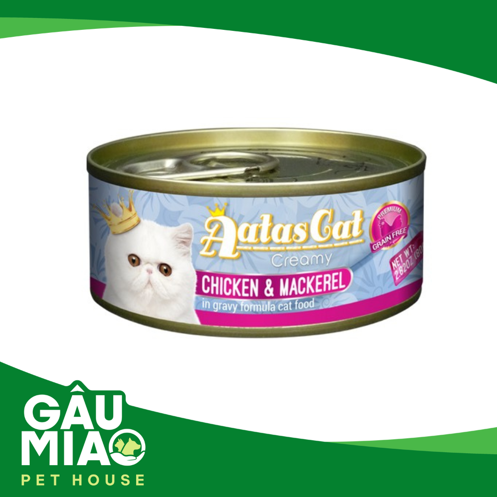 Aatas Cat Creamy - Pate cho mèo 80g