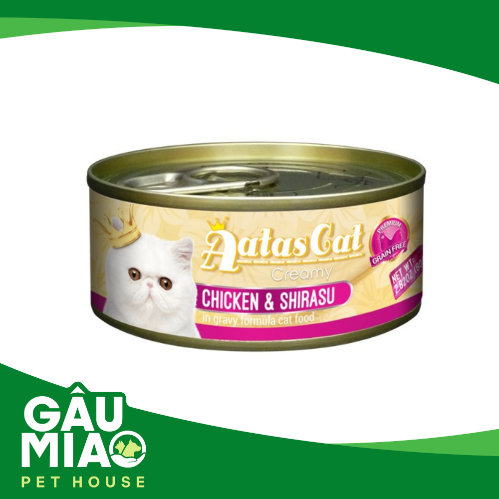 Aatas Cat Creamy - Pate cho mèo 80g