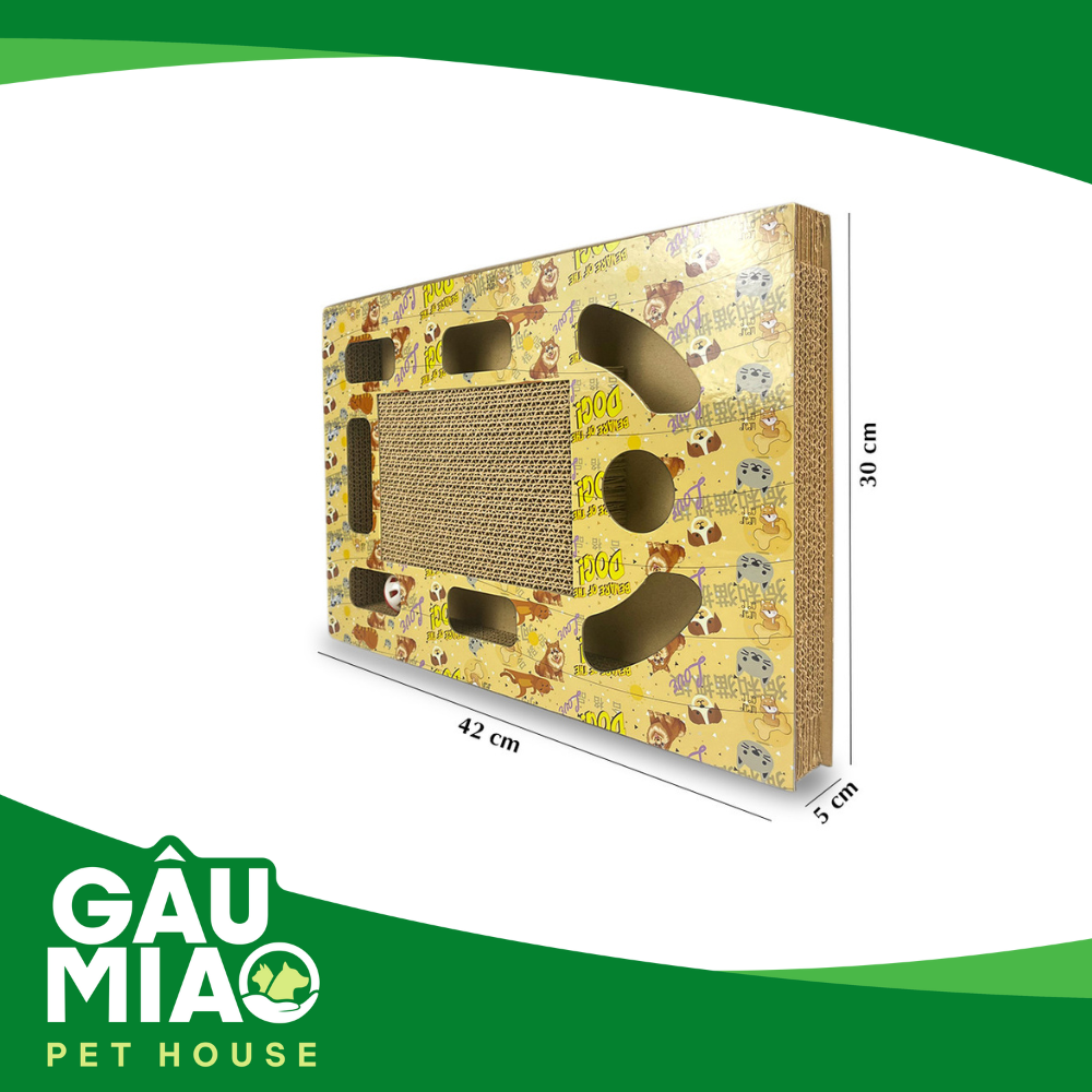 Đồ chơi cào giấy xúc xắc 42*30*5cm