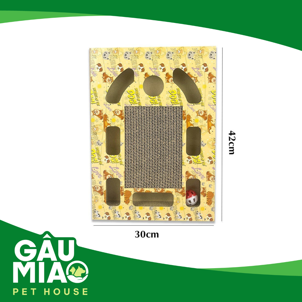 Đồ chơi cào giấy xúc xắc 42*30*5cm