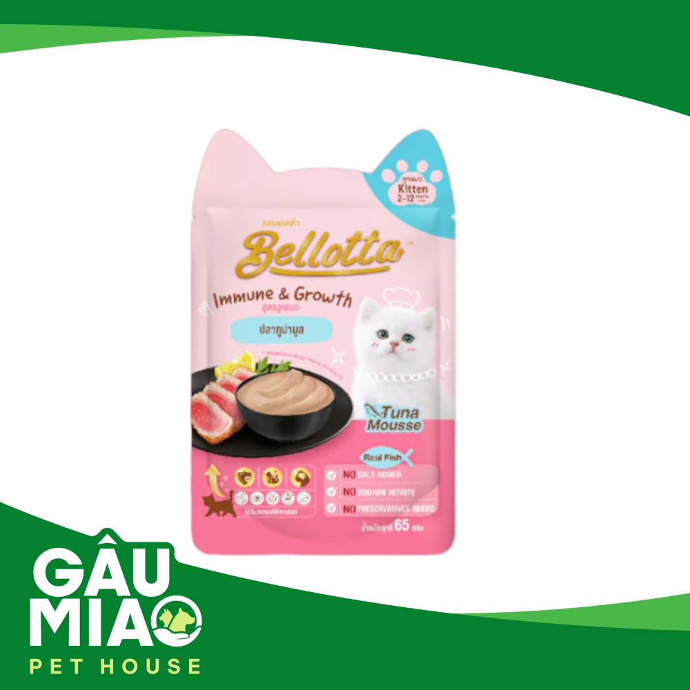 Bellotta-Pate cho mèo con gói 2-12 tháng 65g