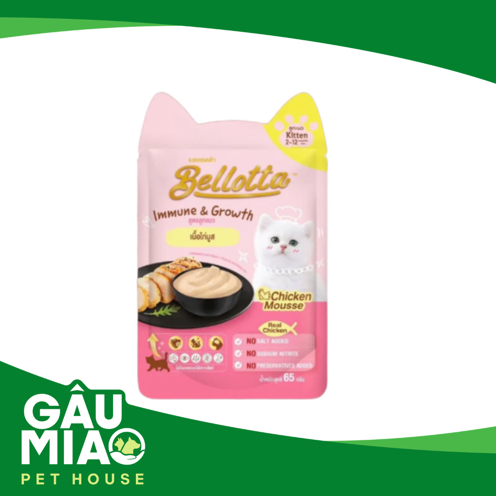 Bellotta-Pate cho mèo con gói 2-12 tháng 65g